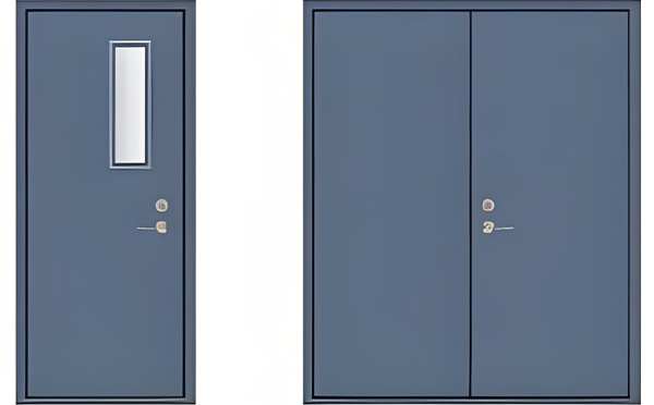 红山街道钢制防火门